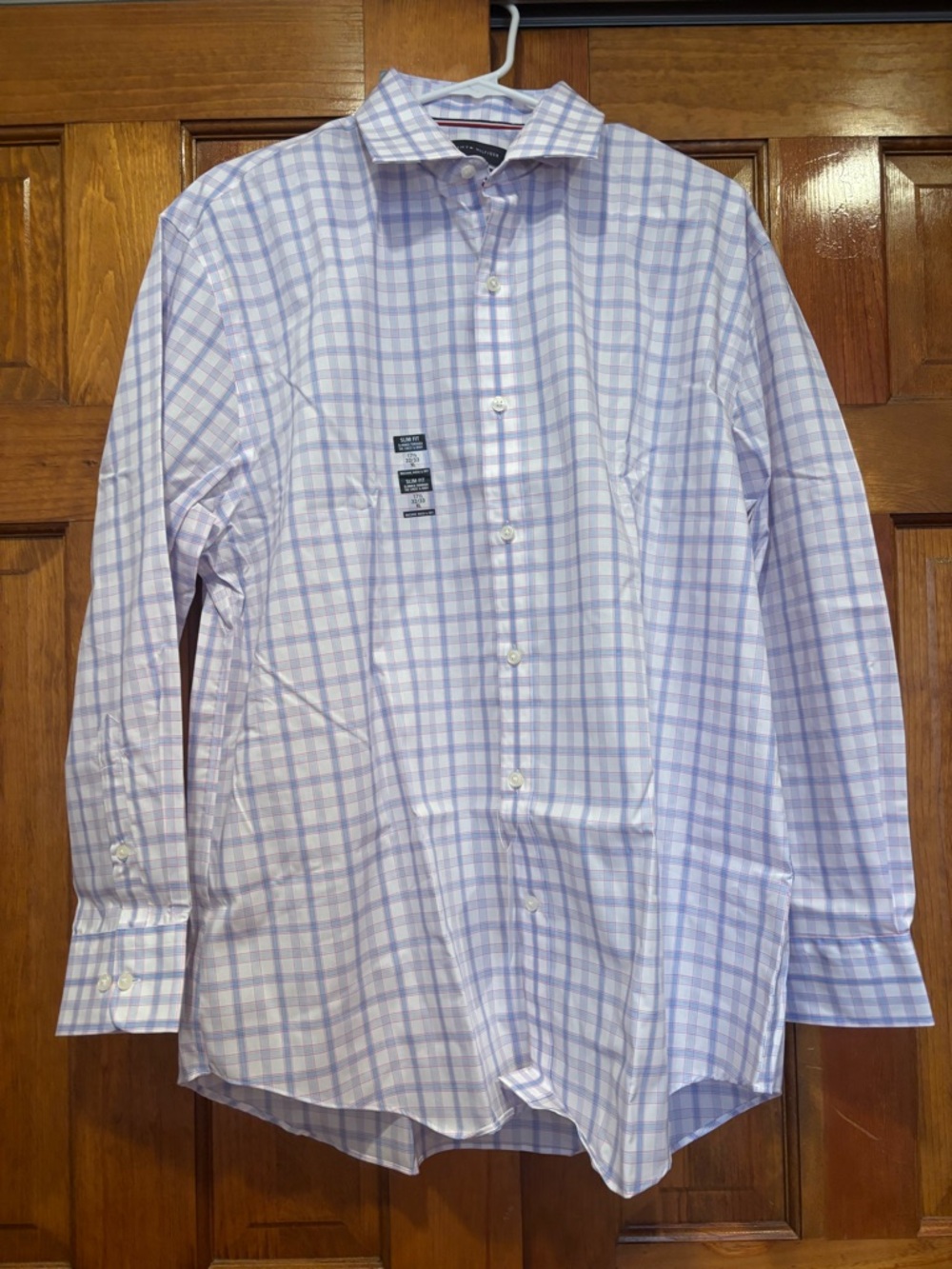 Men's Lavender Plaid Dress Shirt - Classic Button-Up